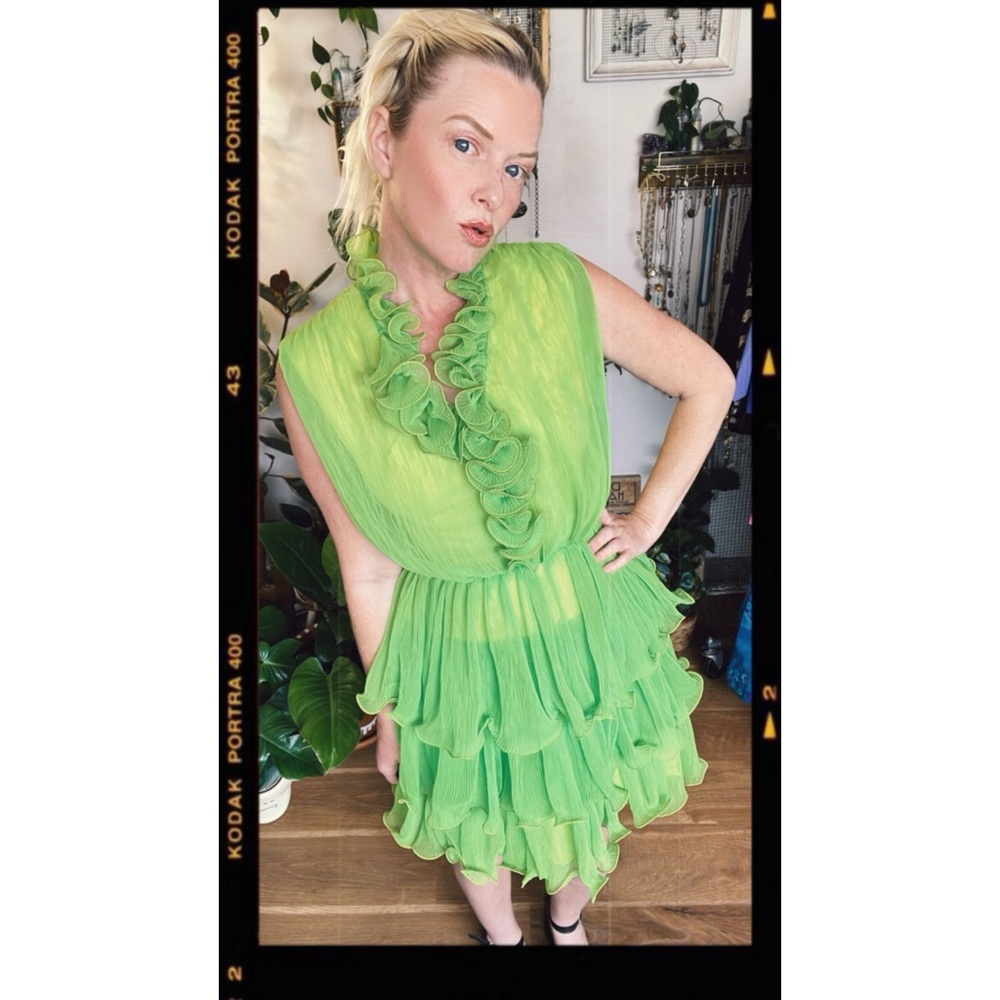 Vintage 1960s Cocktail Dress Emma Domb XS